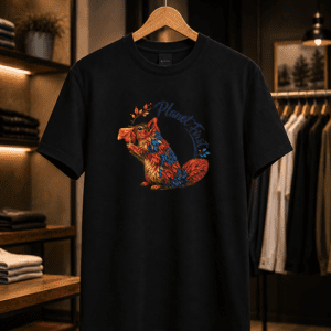 Planet First Flamingo Baskılı Unisex Tişört